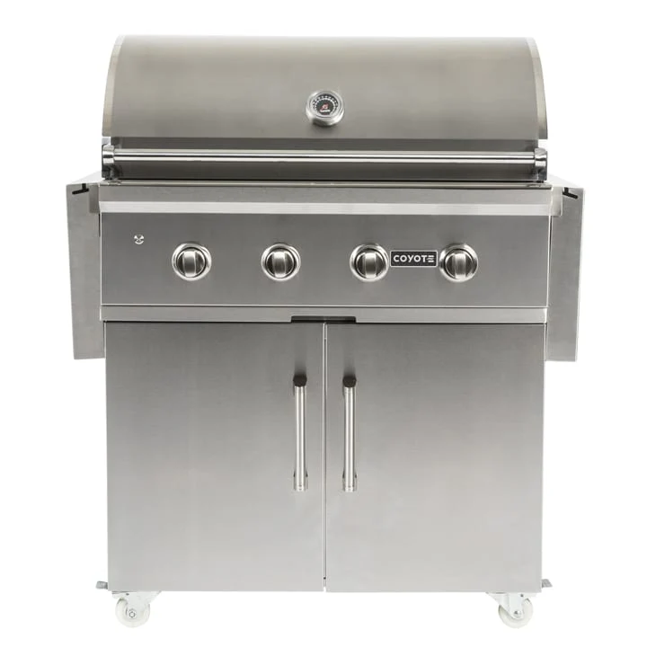 30" Flat Top Grill Cart