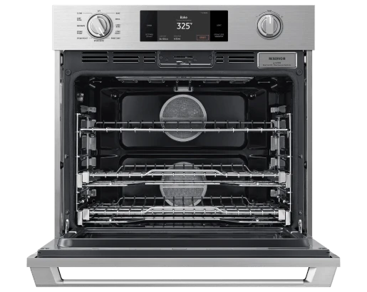 30" Steam-Assisted Single Wall Oven, Silver Stainless Steel - Image 2