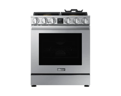 Dacor DOP30T840GS 30" Range, Silver Stainless, Natural Gas/Liquid Propane