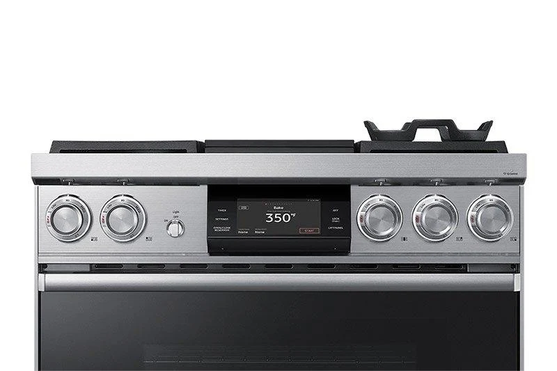 Dacor DOP36M94DPS 36" Pro Dual-Fuel Steam Range, Silver Stainless Steel, Liquid Propane - Image 10