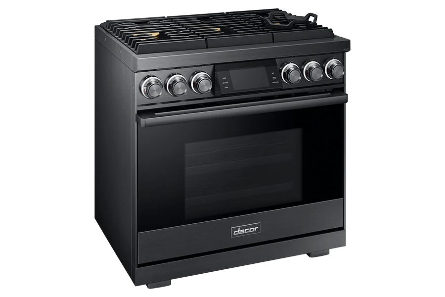 Dacor DOP36M96GPM 36" Pro Gas Range, Graphite Stainless Steel, Liquid Propane - Image 3