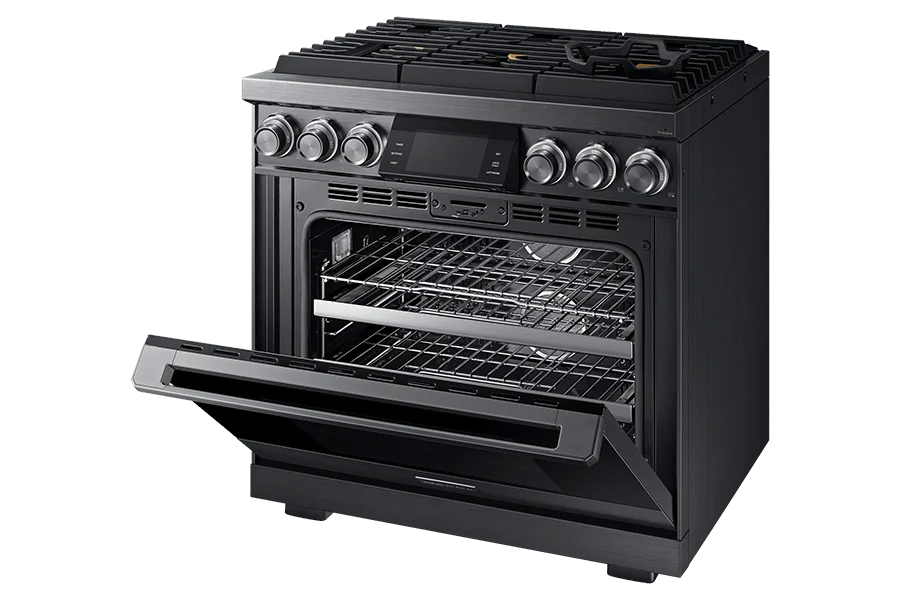 Dacor DOP36M96GPM 36" Pro Gas Range, Graphite Stainless Steel, Liquid Propane - Image 4