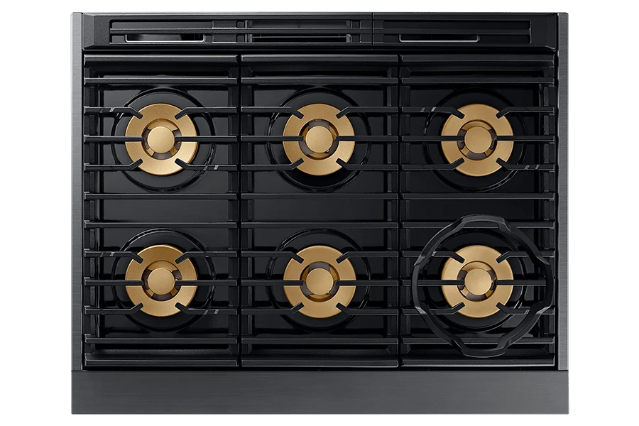 Dacor DOP36M96GPM 36" Pro Gas Range, Graphite Stainless Steel, Liquid Propane - Image 8
