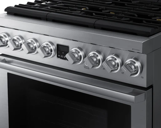 Dacor DOP36P86GLS Transitional 36" Gas Range, Silver Stainless Steel, Natural Gas/Liquid Propane - Image 5