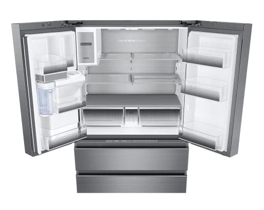 36" Counter Depth French Door Bottom Freezer, Silver Stainless Steel - Image 2