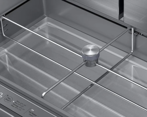 36" Counter Depth French Door Bottom Freezer, Silver Stainless Steel - Image 6