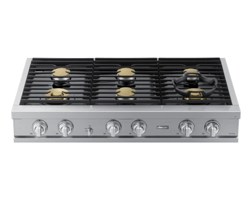 Dacor DTT48T960GS 48" Rangetop, Silver Stainless, Natural Gas/Liquid Propane - Image 2