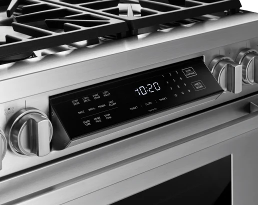 Dacor HDPR30SLP Dual Fuel Pro Range, Silver Stainless Steel, Liquid Propane - Image 5