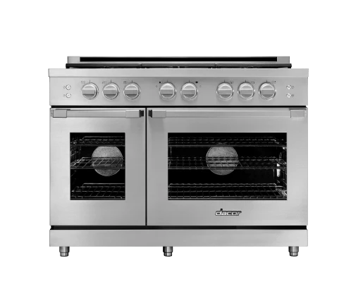 Dacor HGPR48SLP Gas Pro Range, Silver Stainless Steel, Liquid Propane