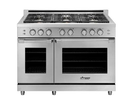 Dacor HGPR48SLP Gas Pro Range, Silver Stainless Steel, Liquid Propane - Image 4
