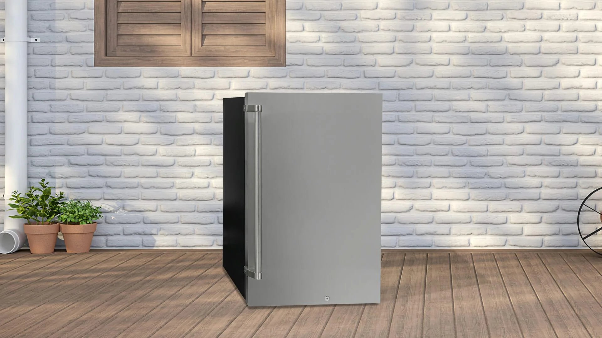 DAR044A1SSO Danby 4.4 cu. ft. Outdoor Fridge in Stainless Steel - Image 9