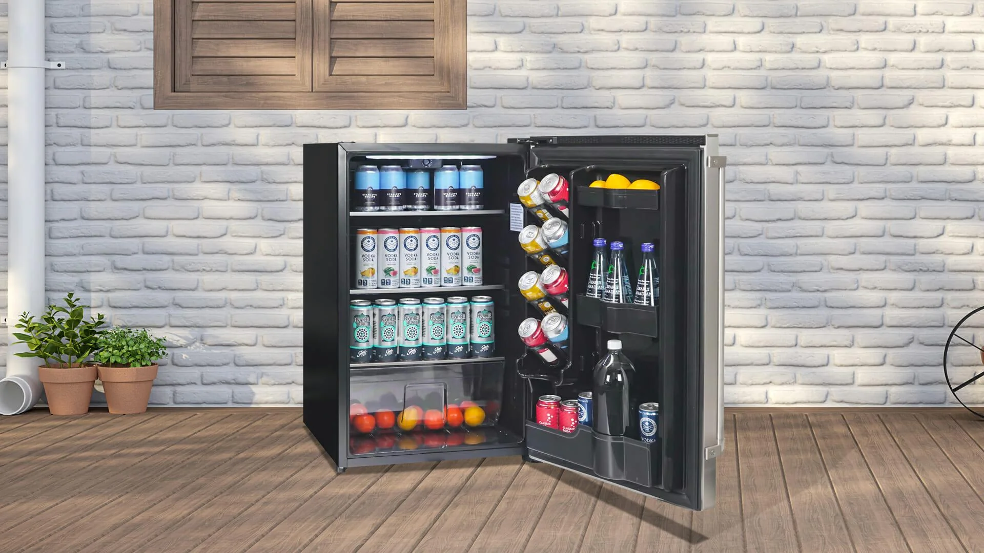 Danby 4.4 cu. ft. Outdoor Fridge in Stainless Steel - Image 10