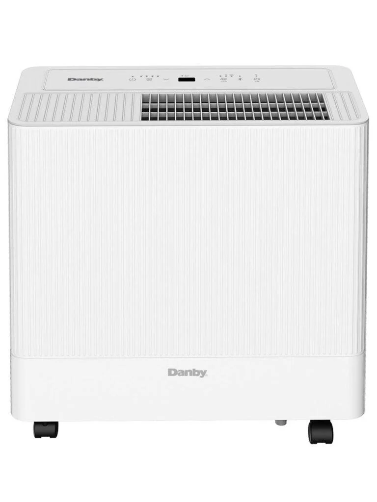 DDR050BSWDB Danby 50 Pint Dehumidifier with Wi-Fi in White