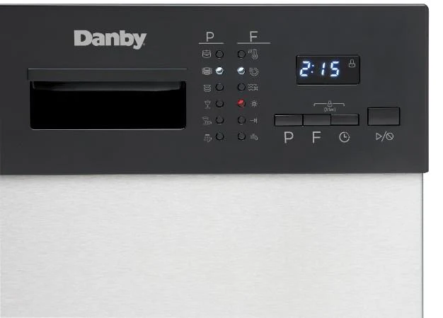 Danby 18" Wide Built-in Dishwasher in Stainless Steel - Image 3