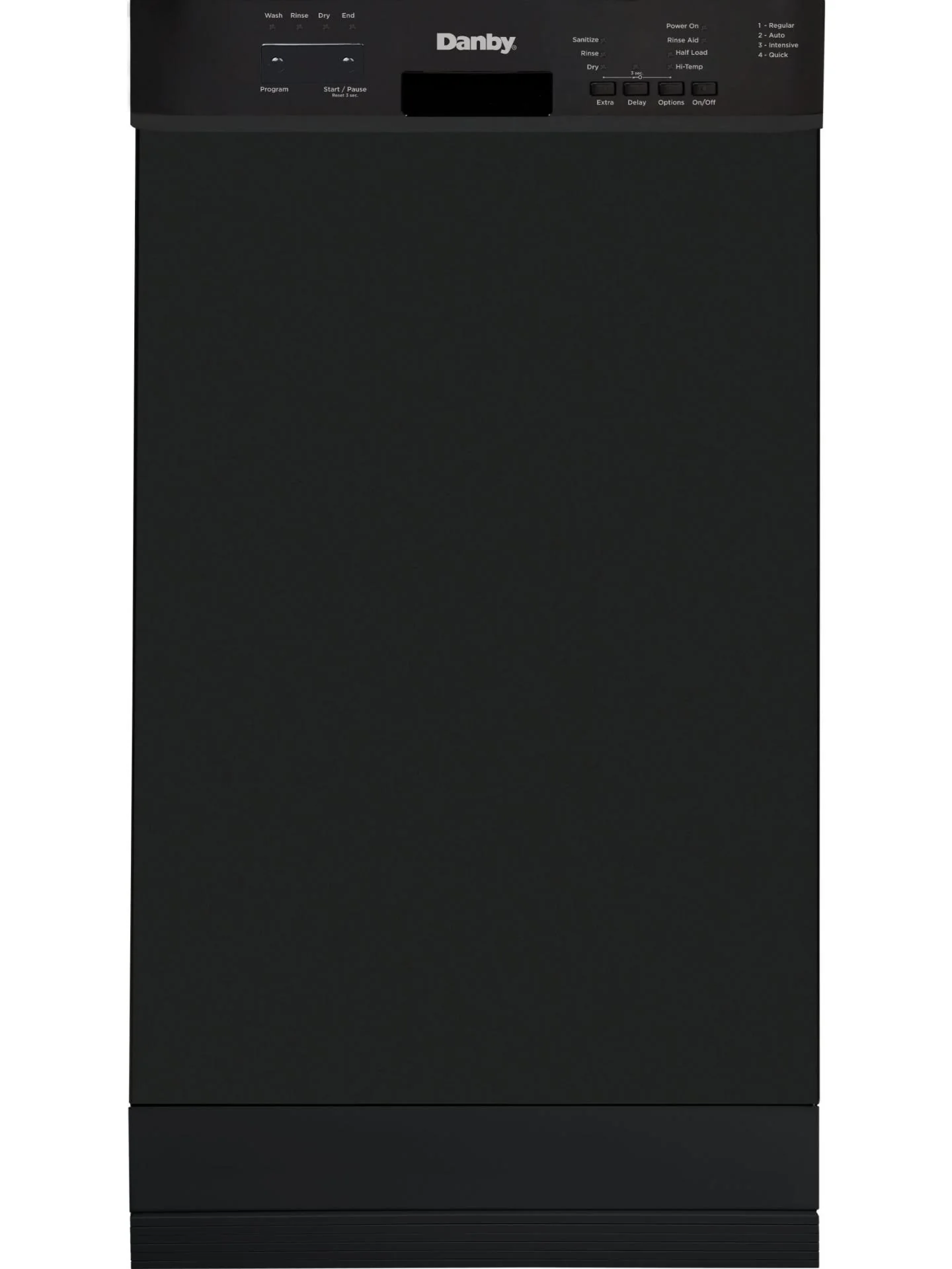 DDW18D1EB Danby 18 Wide Built-in Dishwasher in Black