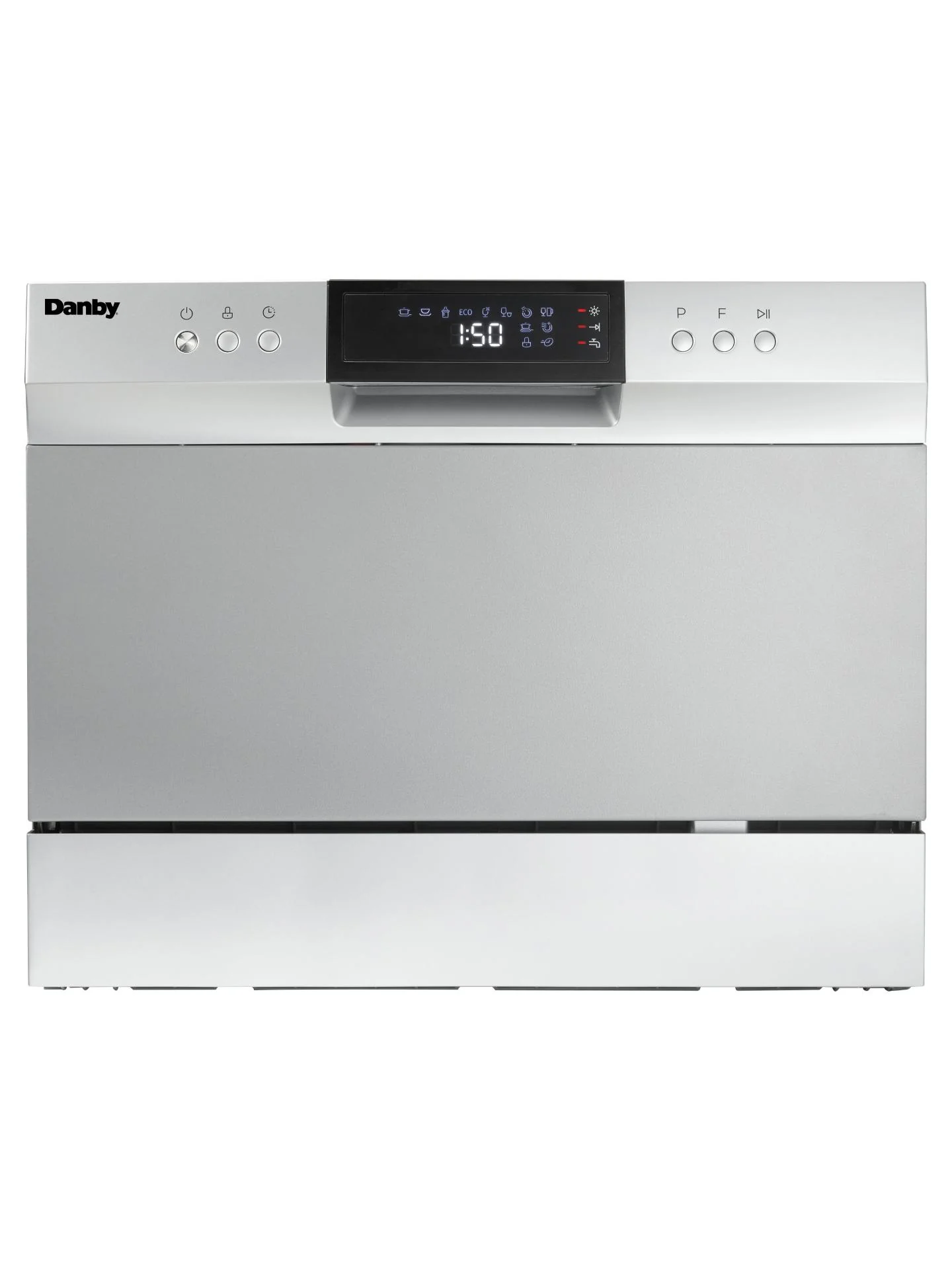 DDW631SDB Danby 6 Place Setting Countertop Dishwasher in Silver