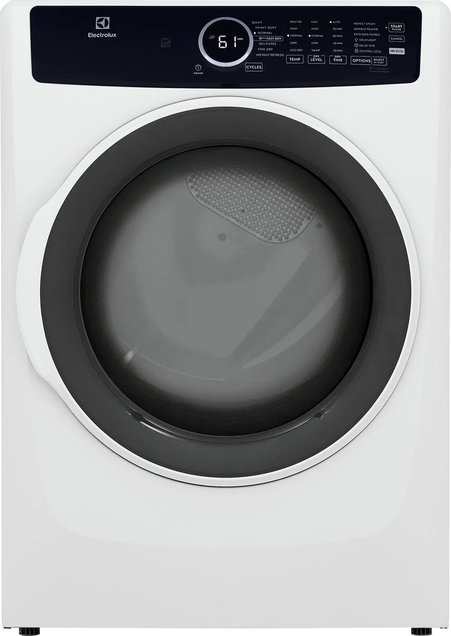 Electrolux ELFE7437AW Front Load Perfect Steam™ Electric Dryer with Instant Refresh - 8.0 Cu. Ft.