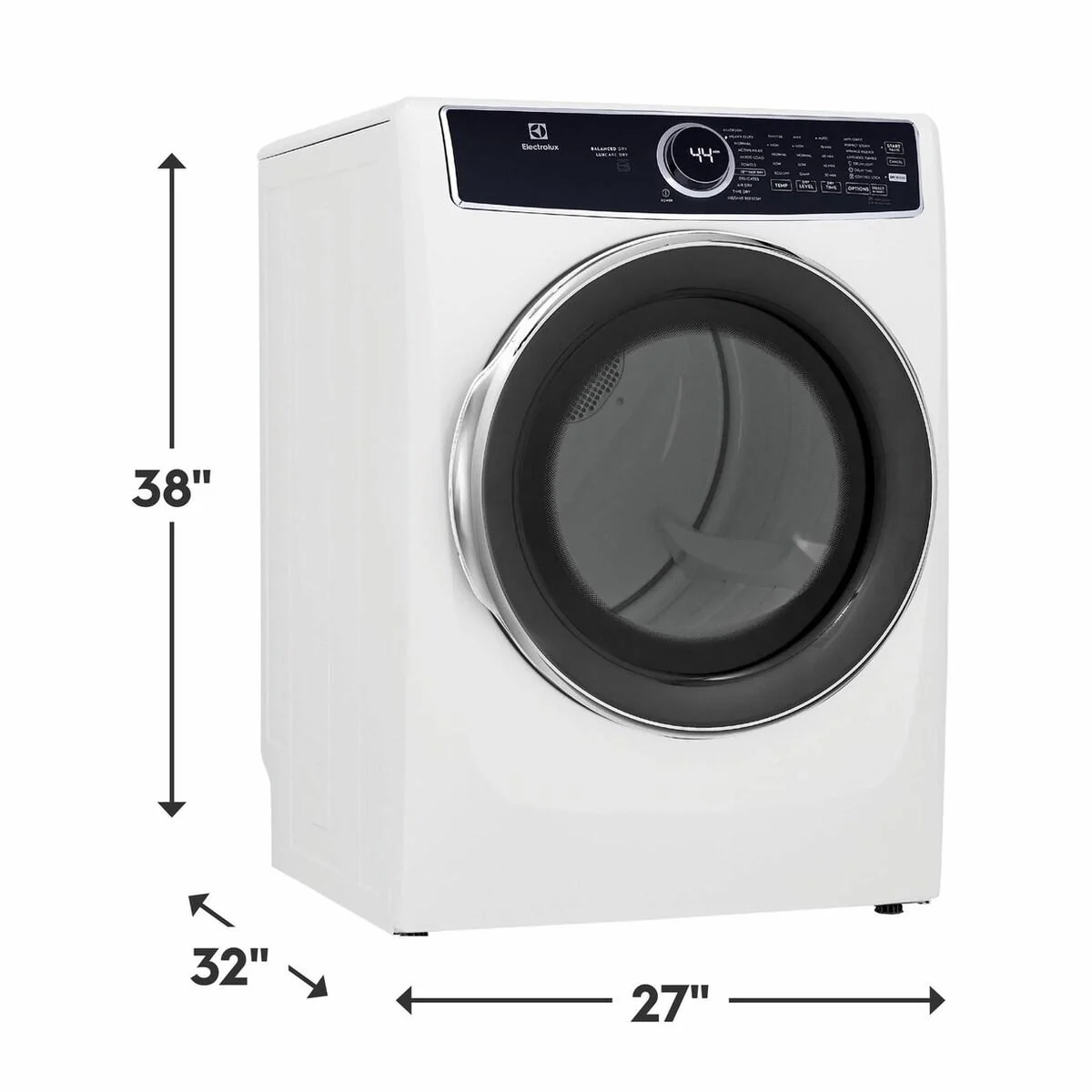 Electrolux ELFE7537AW Front Load Perfect Steam™ Electric Dryer with Predictive Dry™ and Instant Refresh - 8.0 Cu. Ft. - Image 2