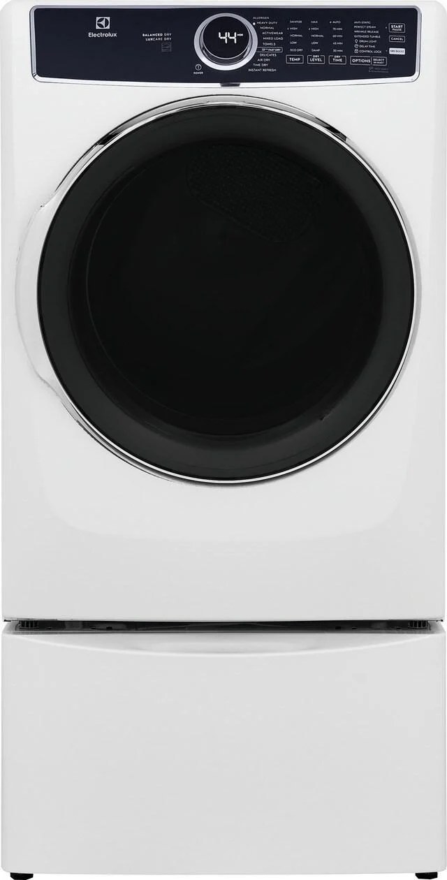 Electrolux ELFE7637AW Front Load Perfect Steam™ Electric Dryer with Balanced Dry™ and Instant Refresh - 8.0 Cu. Ft. - Image 17