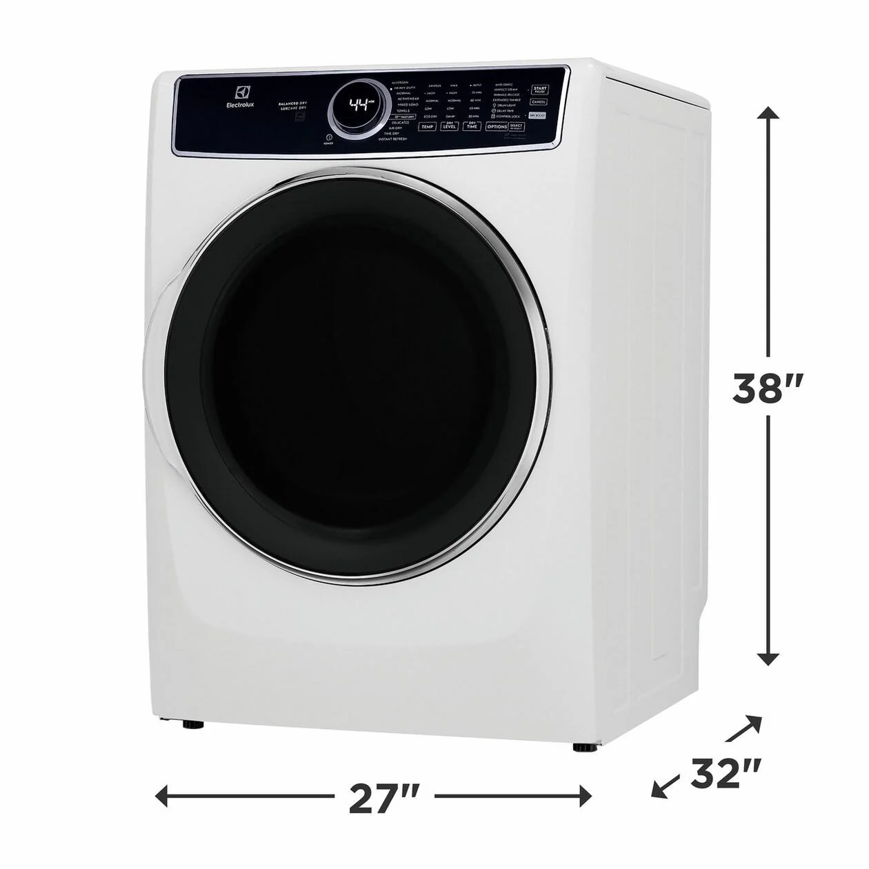 Electrolux ELFE7637AW Front Load Perfect Steam™ Electric Dryer with Balanced Dry™ and Instant Refresh - 8.0 Cu. Ft. - Image 2