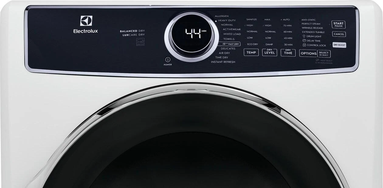 Electrolux ELFE7637AW Front Load Perfect Steam™ Electric Dryer with Balanced Dry™ and Instant Refresh - 8.0 Cu. Ft. - Image 6