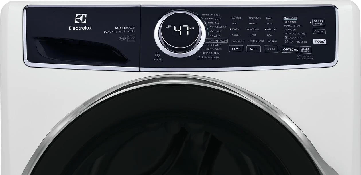 Electrolux ELFW7637AW Front Load Perfect Steam™ Washer with LuxCare® Plus Wash and SmartBoost® - 4.5 Cu. Ft. - Image 7