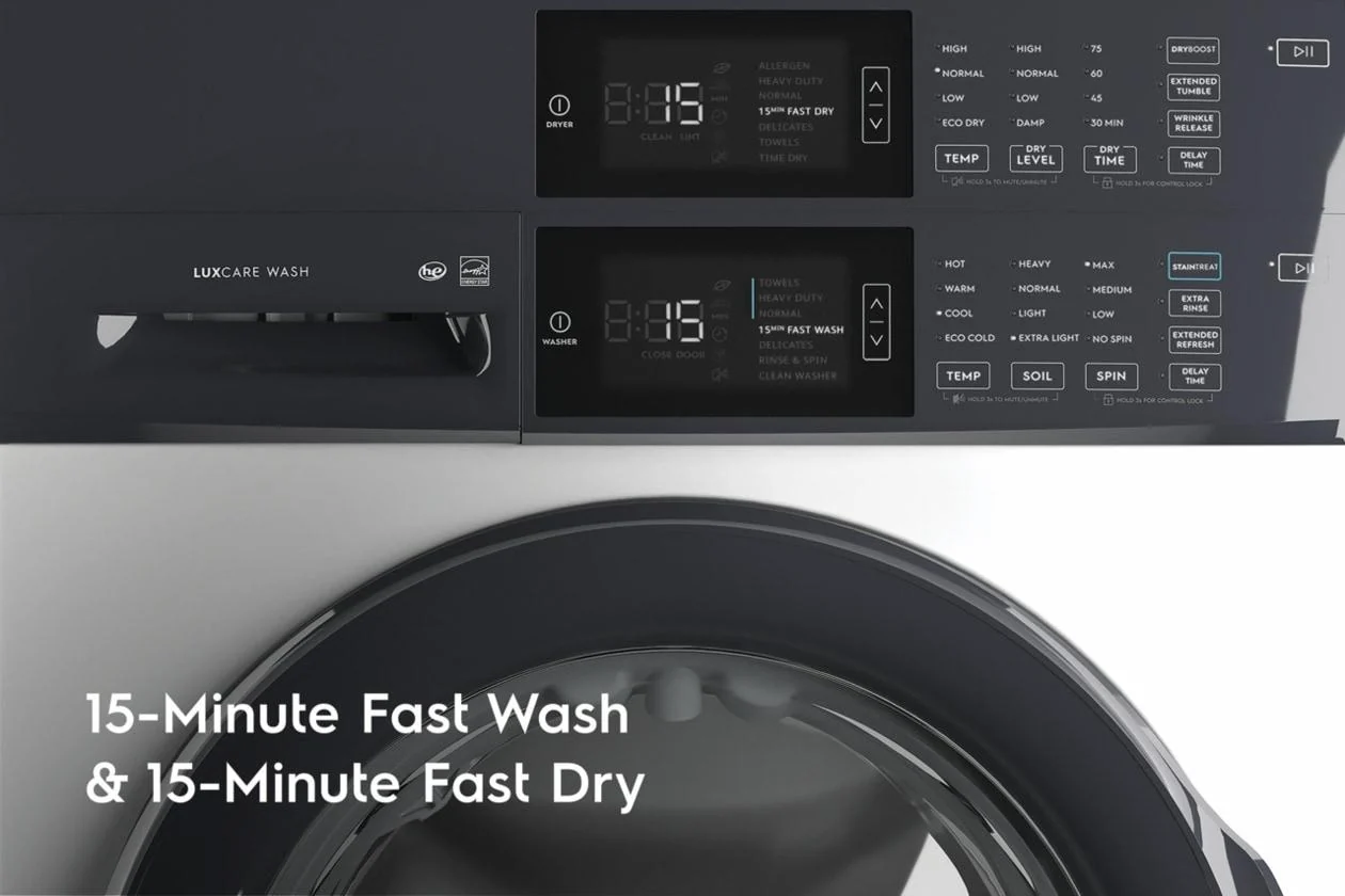 Electrolux ELTE7300AW Laundry Tower Single Unit Front Load 4.4 Cu. Ft. Washer & 8 Cu. Ft. Electric Dryer - Image 10