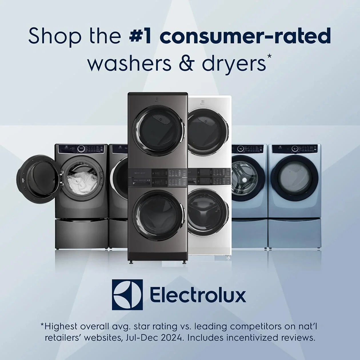 Electrolux ELTG7300AD Laundry Tower Single Unit Front Load 4.4 Cu. Ft. Washer & 8 Cu. Ft. Gas Dryer - Image 2