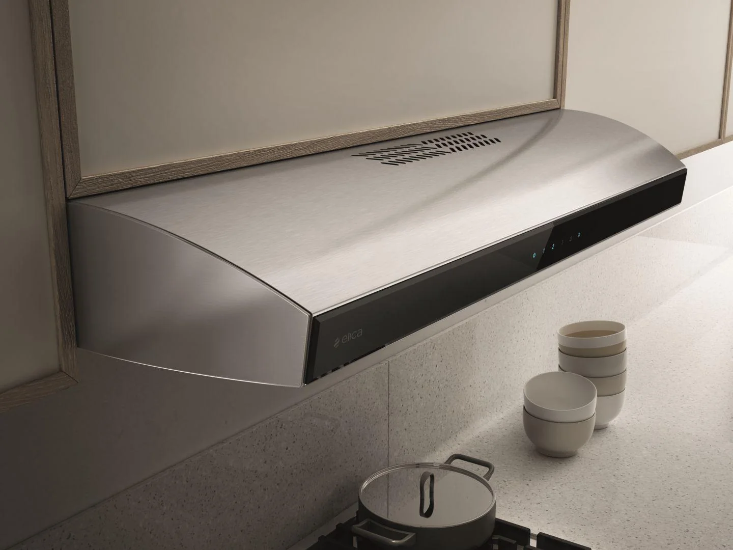 Elica EAI430SS ARIA Undercabinet Range Hood 30" wide - 400CFM - Image 3