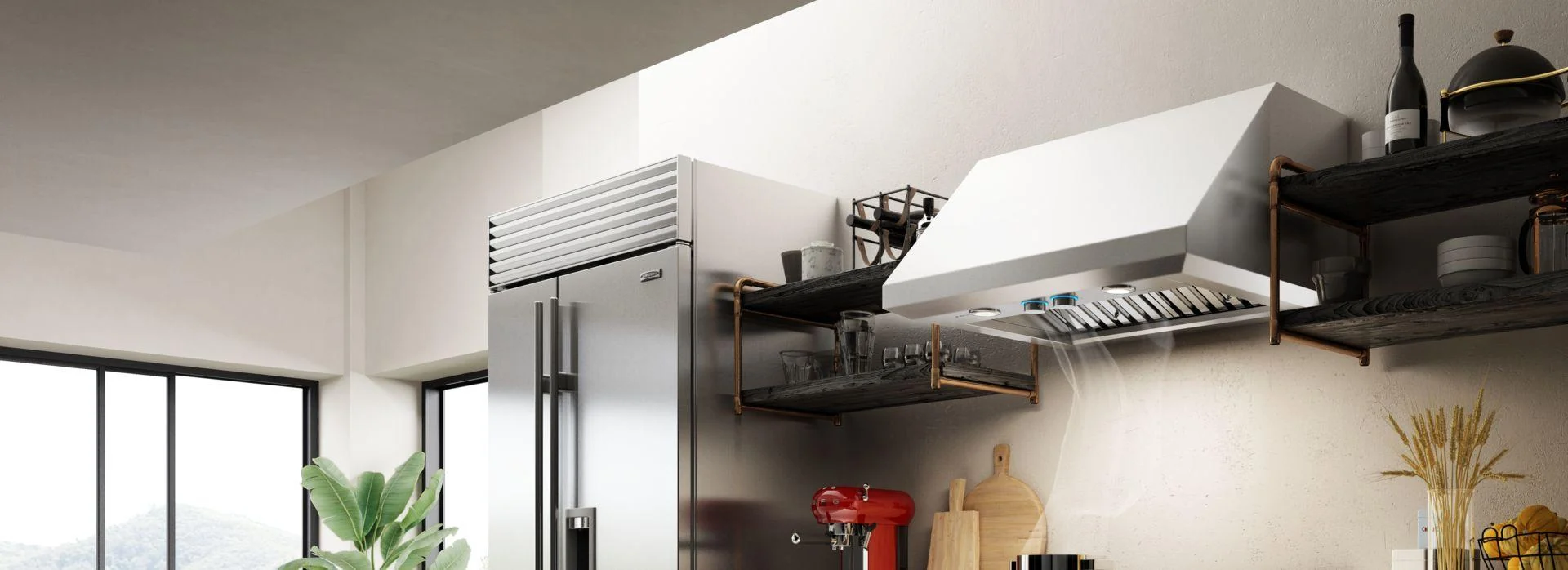 Elica ECL636SS CALABRIA Undercabinet Range Hood 36" wide - 600CFM