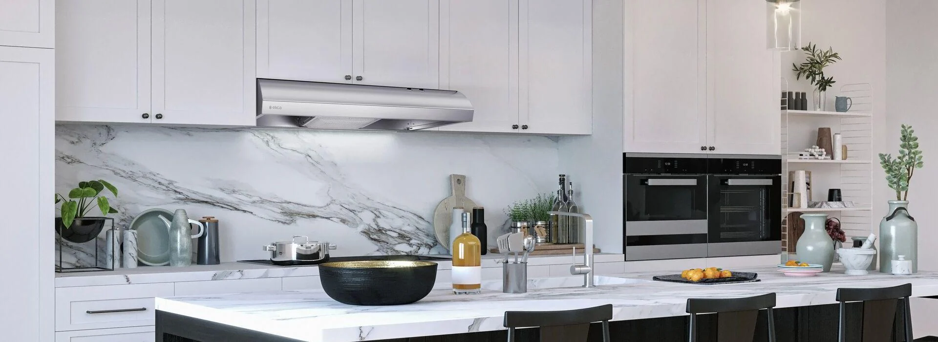 Elica EFS130S1 FUSARO Undercabinet Range Hood 30" wide - 190CFM