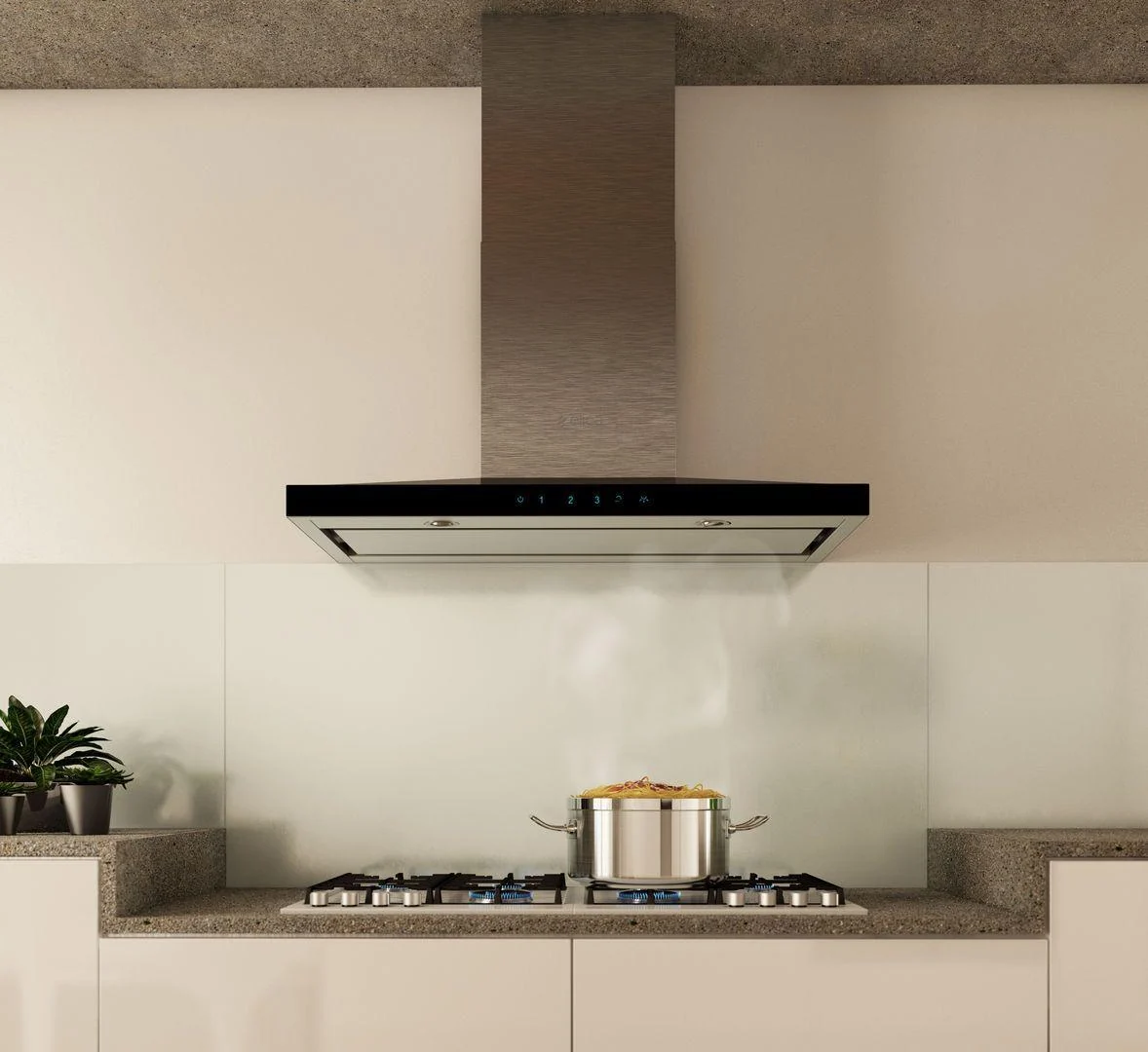 Elica ELG630S3 LUGANO Wall Mount Range Hood 30" wide - 600CFM - Image 4