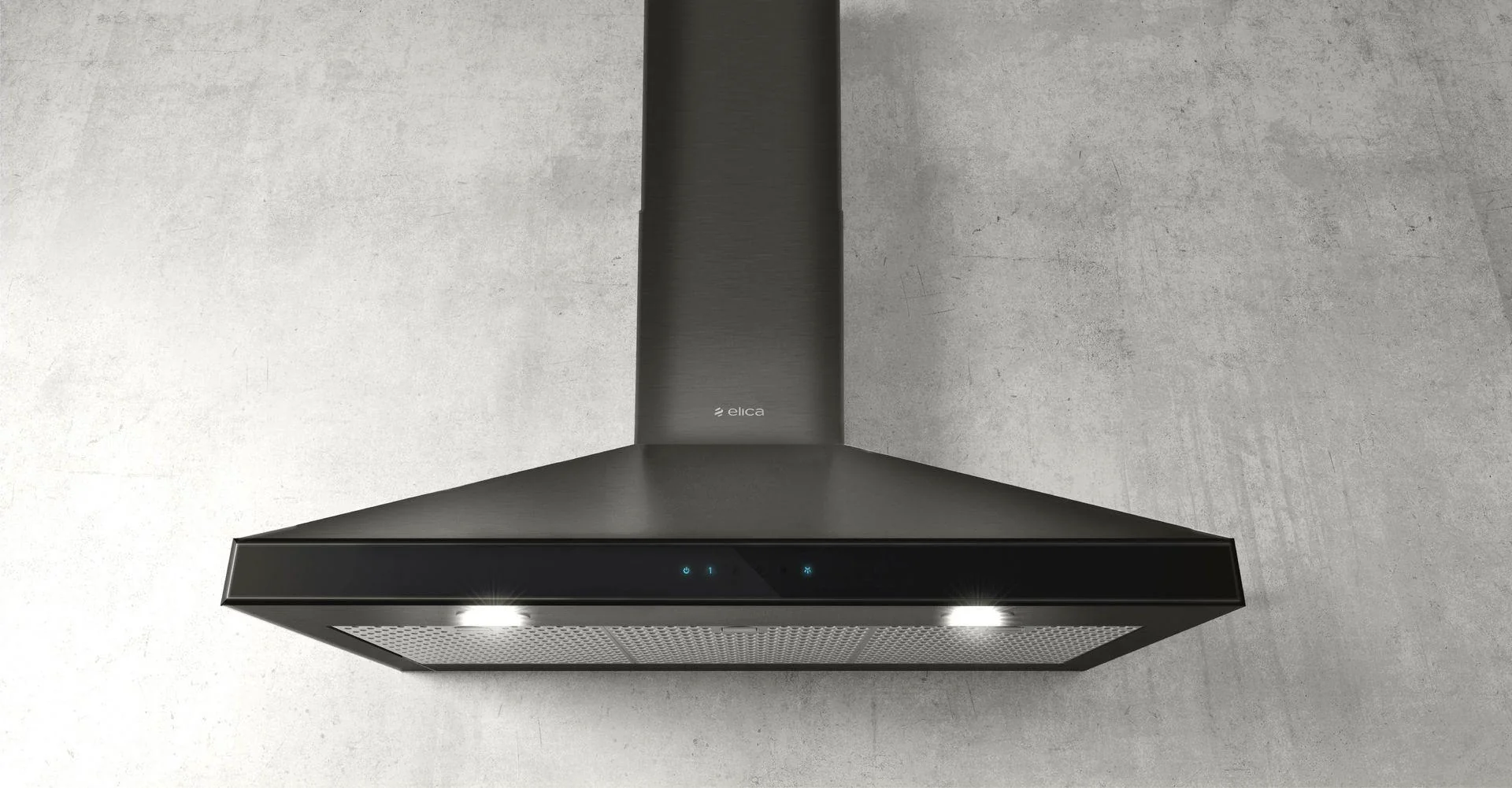Elica EVR636BL VARNA BLACK Wall Mount Range Hood 36" wide - 600CFM - Image 3