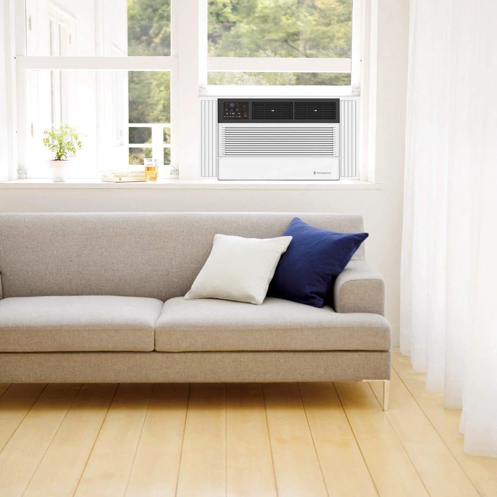 CEW24B33B Friedrich Chill Premier 24,000 BTU 230V Smart Window/Wall Air Conditioner with Electric Heat - Image 3