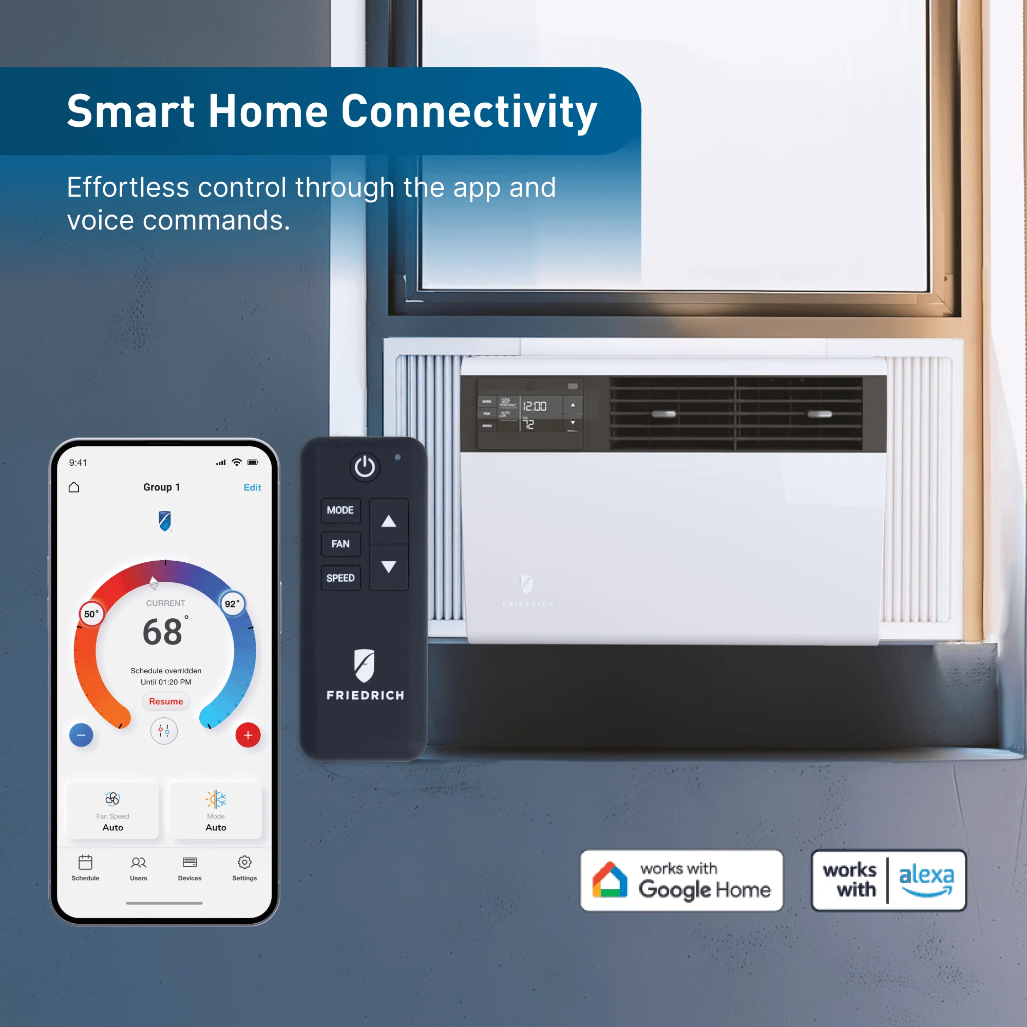 KCVL36B30A Friedrich K hl Inverter 36,000 BTU 230V Smart Window/Wall Air Conditioner - Cool only - Image 5