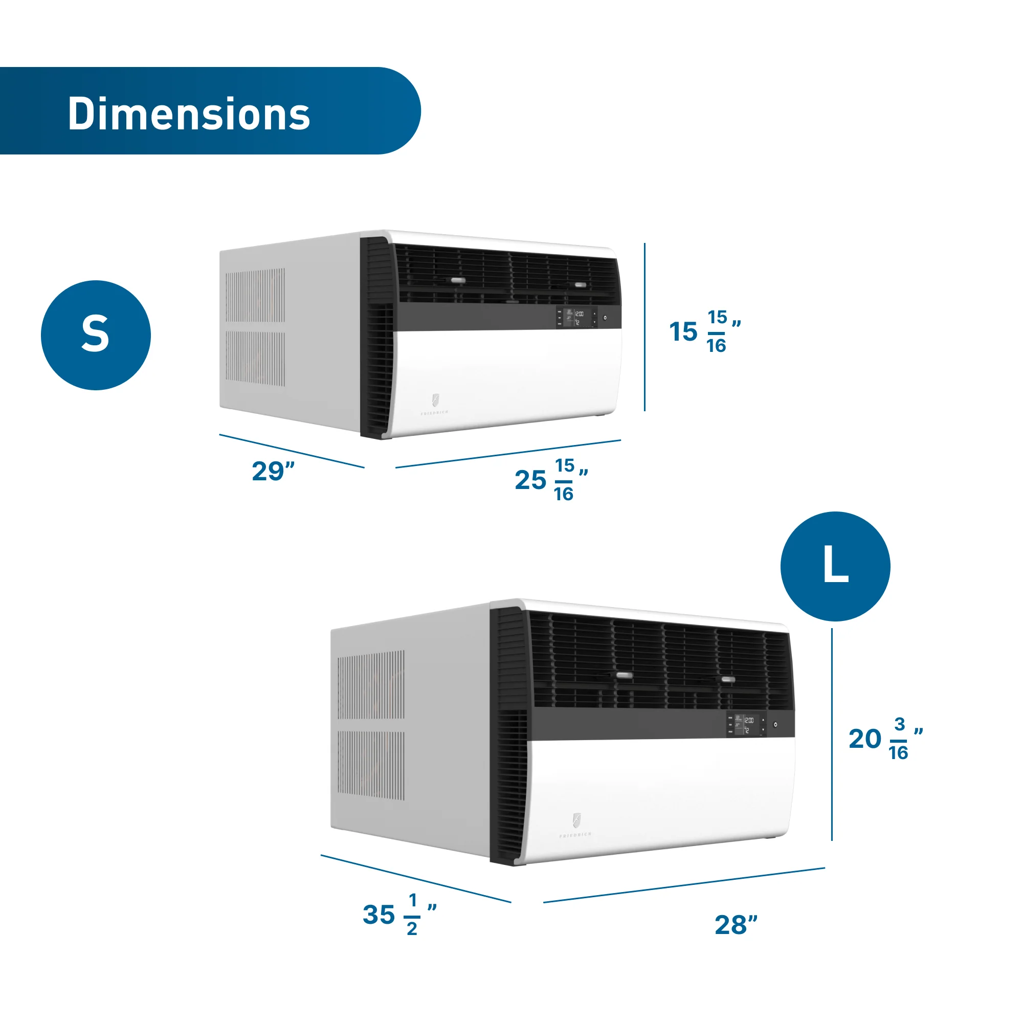 KEVL36B35A Friedrich K hl Inverter 36,000 BTU 230V Smart Window/Wall Air Conditioner with Electric Heat - Image 10