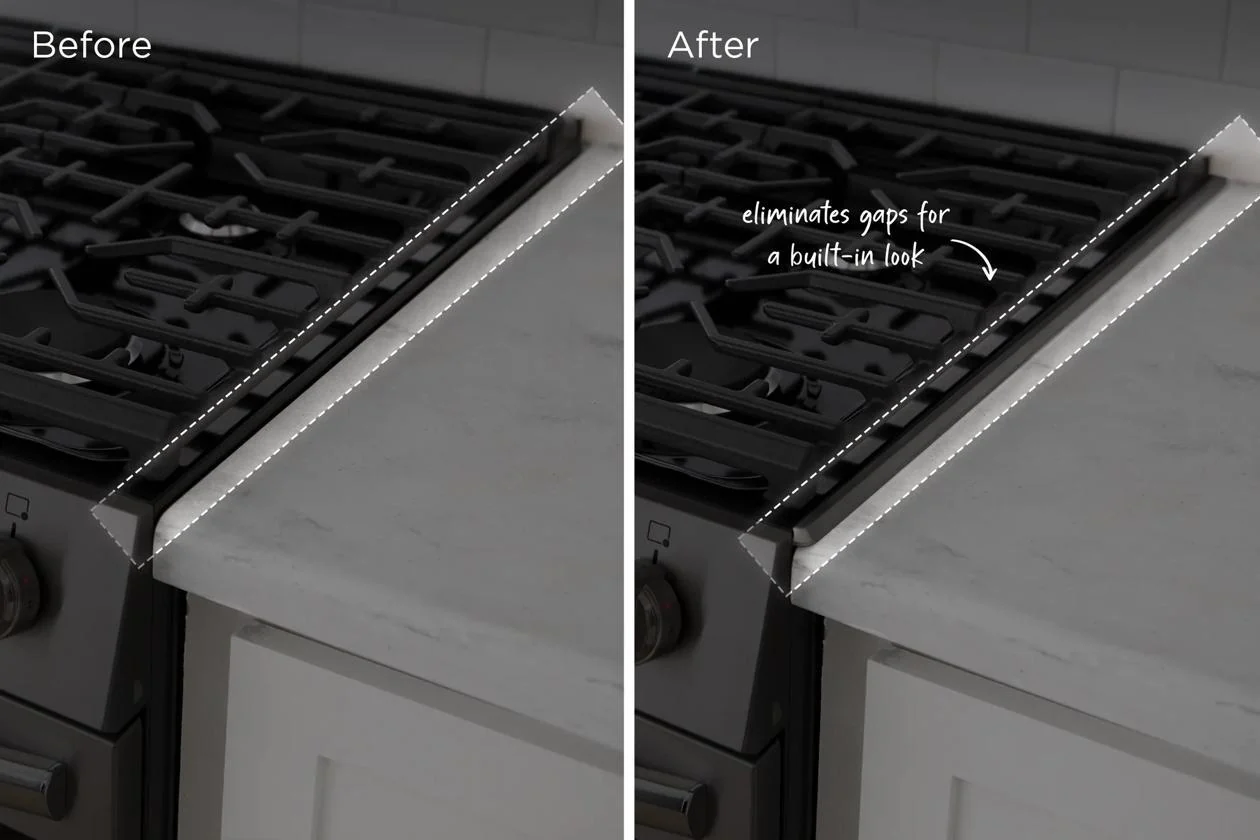 Frigidaire 11NBSTGSDS Front Control Gas Range Black Stainless Steel 4-Piece Trim Kit - Image 2