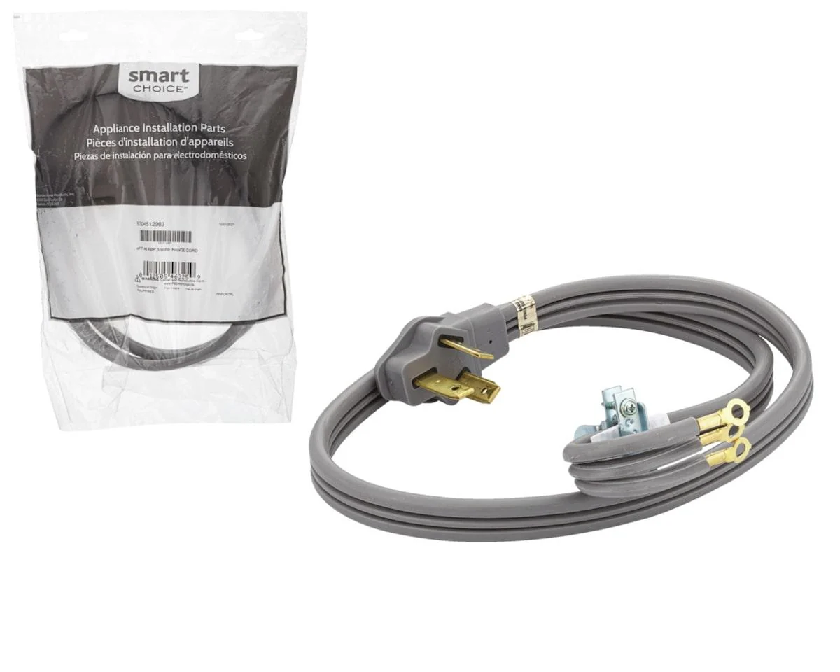 Frigidaire 5304512983C10 Smart Choice 10=1, 4' 40 AMP 3 WIR RANG CRD