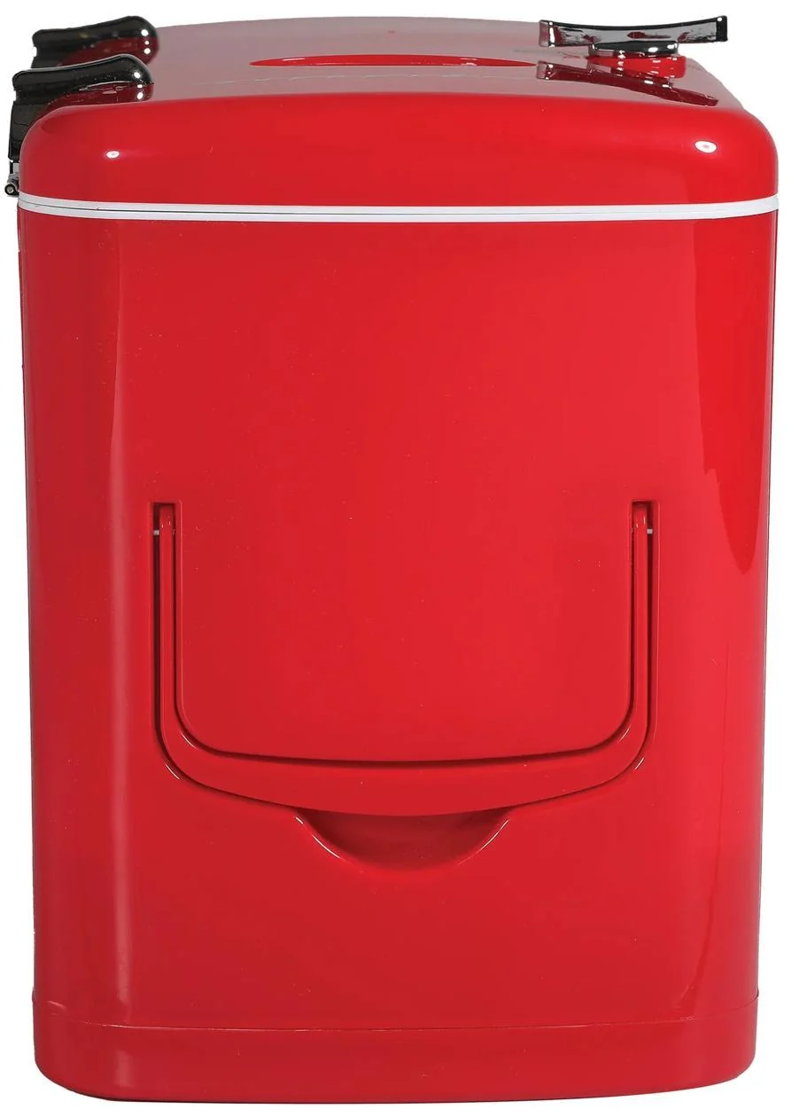Frigidaire EFMIS229RED 6-Can Retro Mini Fridge Cooler - Red - Image 4
