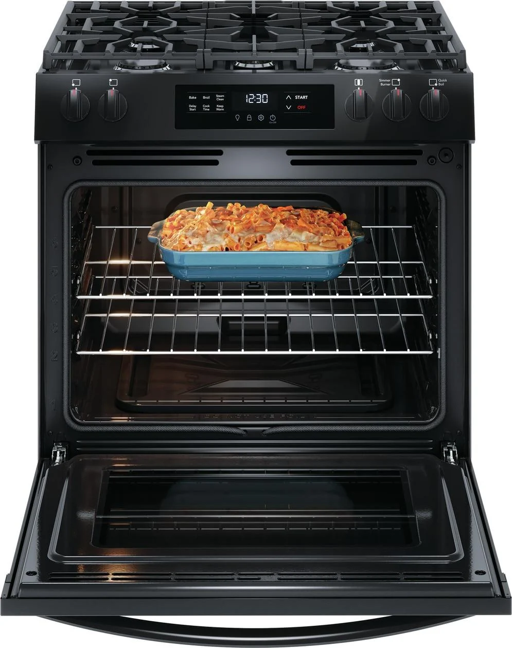 Frigidaire FCFG3062AB 30" Front Control Gas Range with Quick Boil - Image 4
