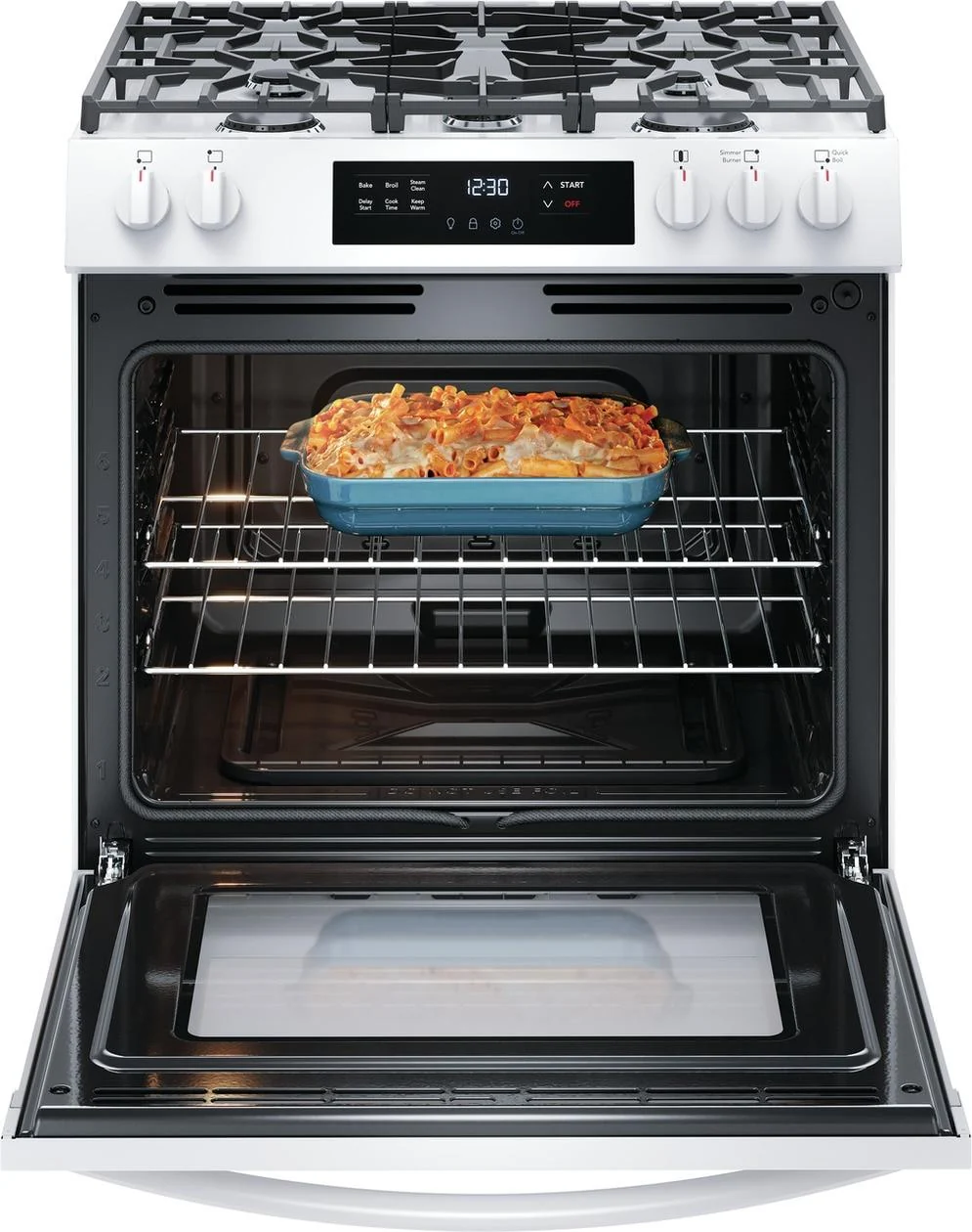 Frigidaire FCFG3062AW 30" Front Control Gas Range with Quick Boil - Image 4