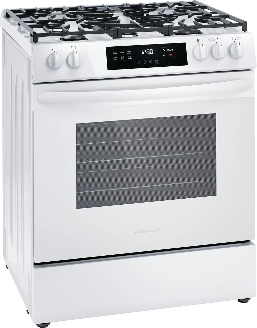 Frigidaire FCFG3062AW 30" Front Control Gas Range with Quick Boil - Image 6