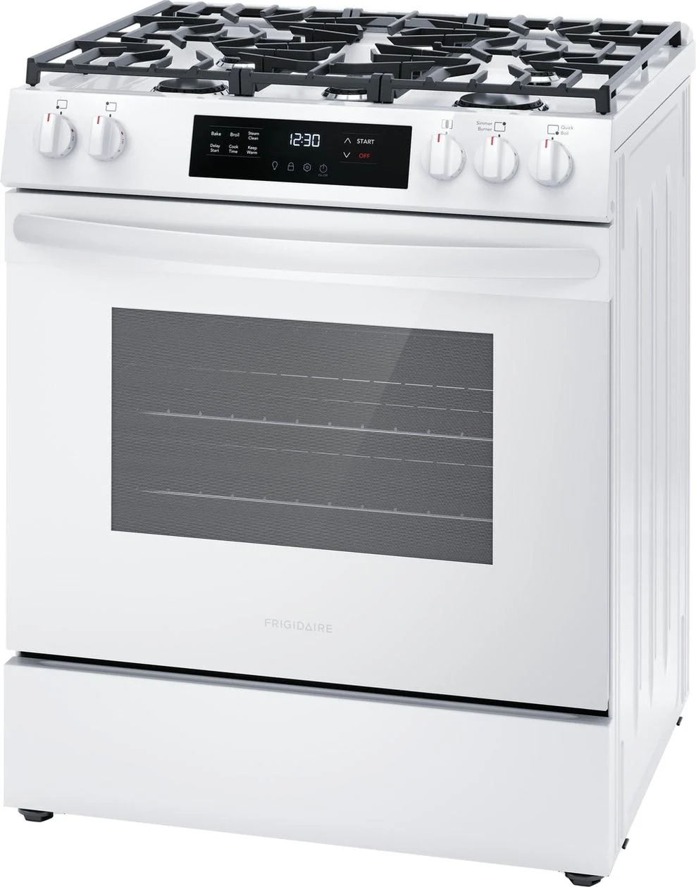 Frigidaire FCFG3062AW 30" Front Control Gas Range with Quick Boil - Image 7
