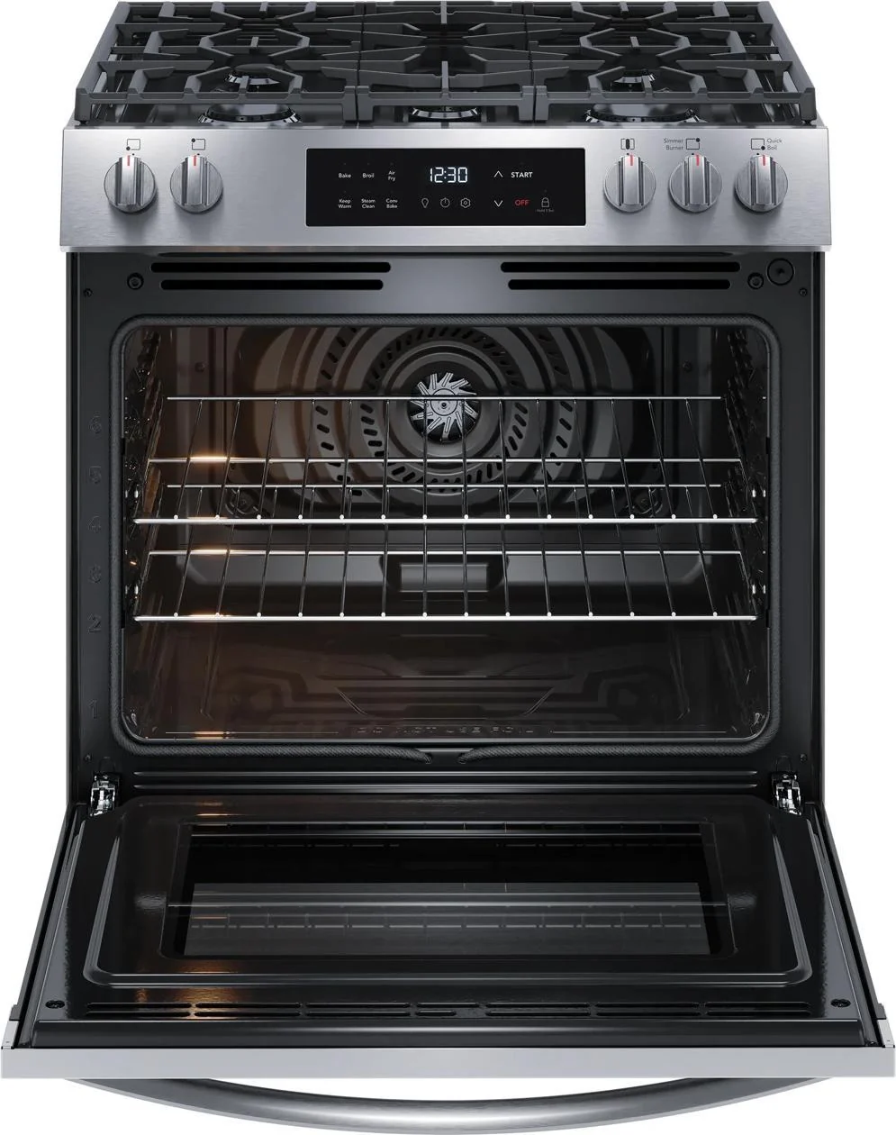 Frigidaire FCFG3082BS 30" Front Control Gas Range with Air Fry - Image 11