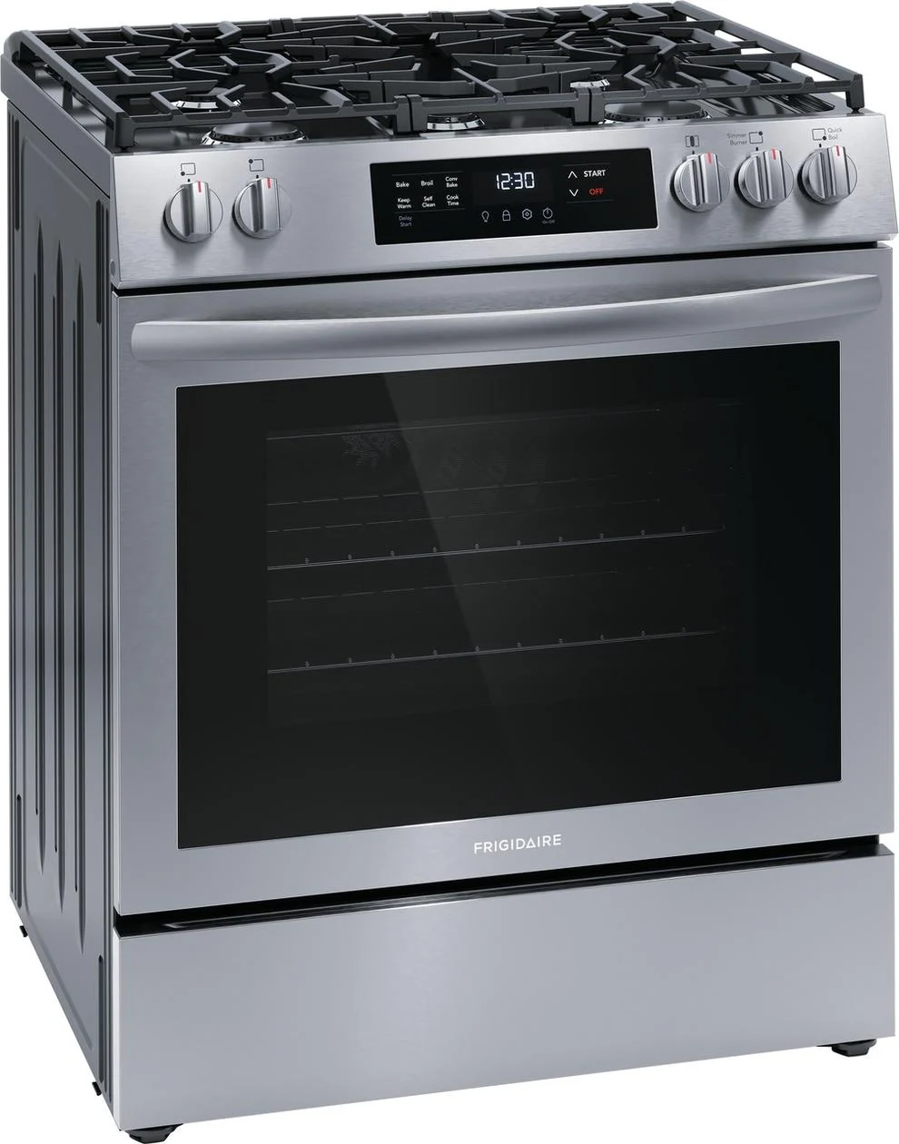 Frigidaire FCFG3083AS 30" Front Control Gas Range with Convection Bake - Image 5