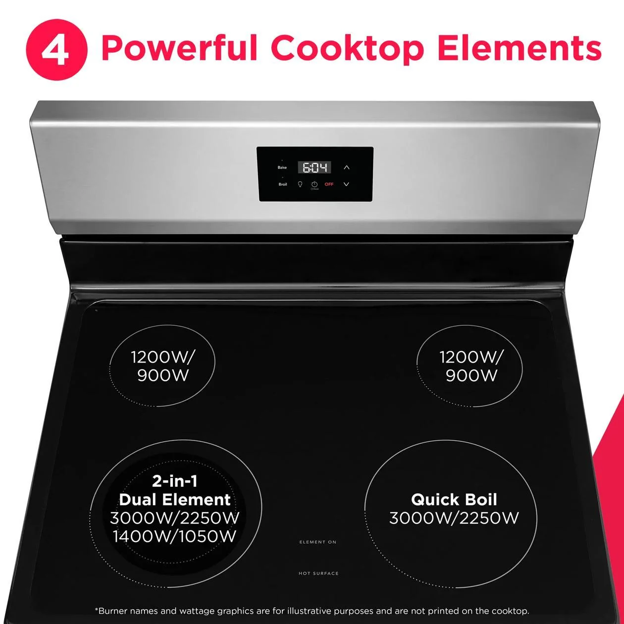 Frigidaire FCRE3050BS 30" Rear Control Electric Range - Image 7
