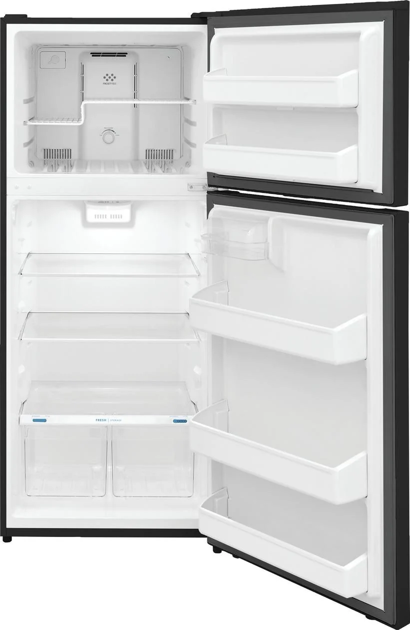 Frigidaire FFHT1822UB 18 Cu. Ft. Top Freezer Refrigerator - Image 3