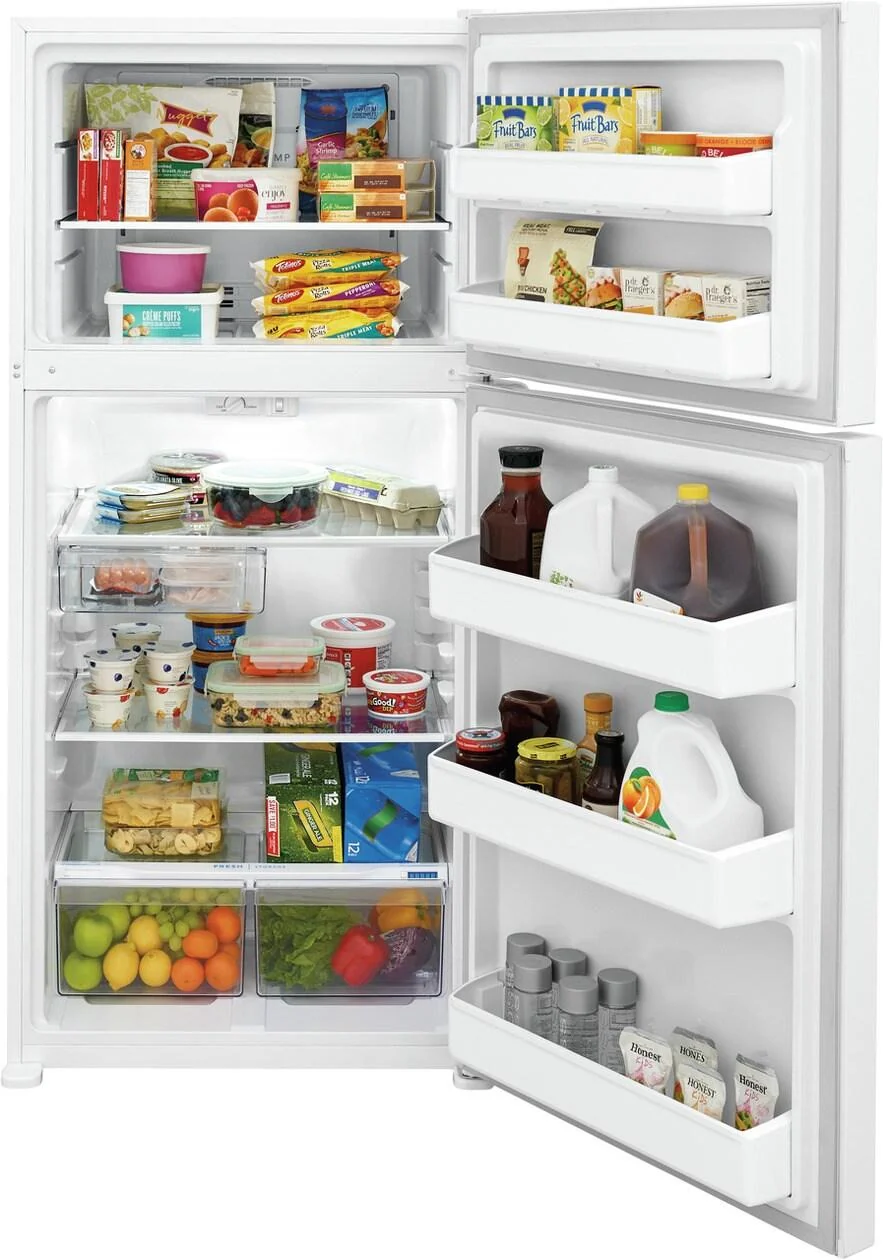 Frigidaire FFHT1835VW 18 Cu. Ft. Garage Ready Top Freezer Refrigerator - Image 3