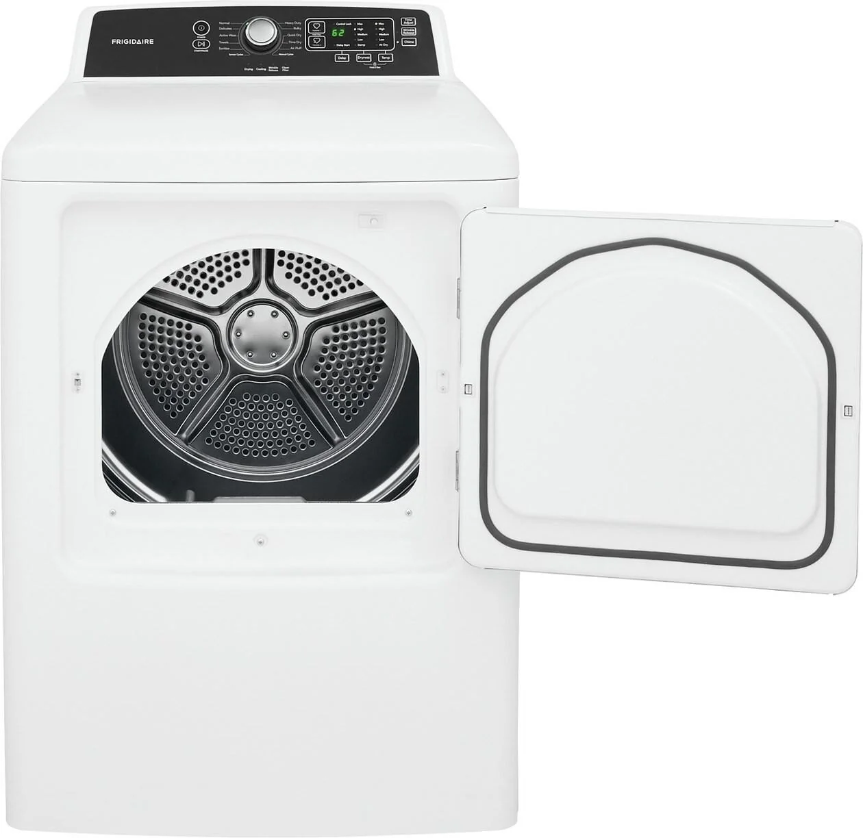 FFRE4120SW Frigidaire 6.7 Cu. Ft. Free Standing Electric Dryer - Image 3