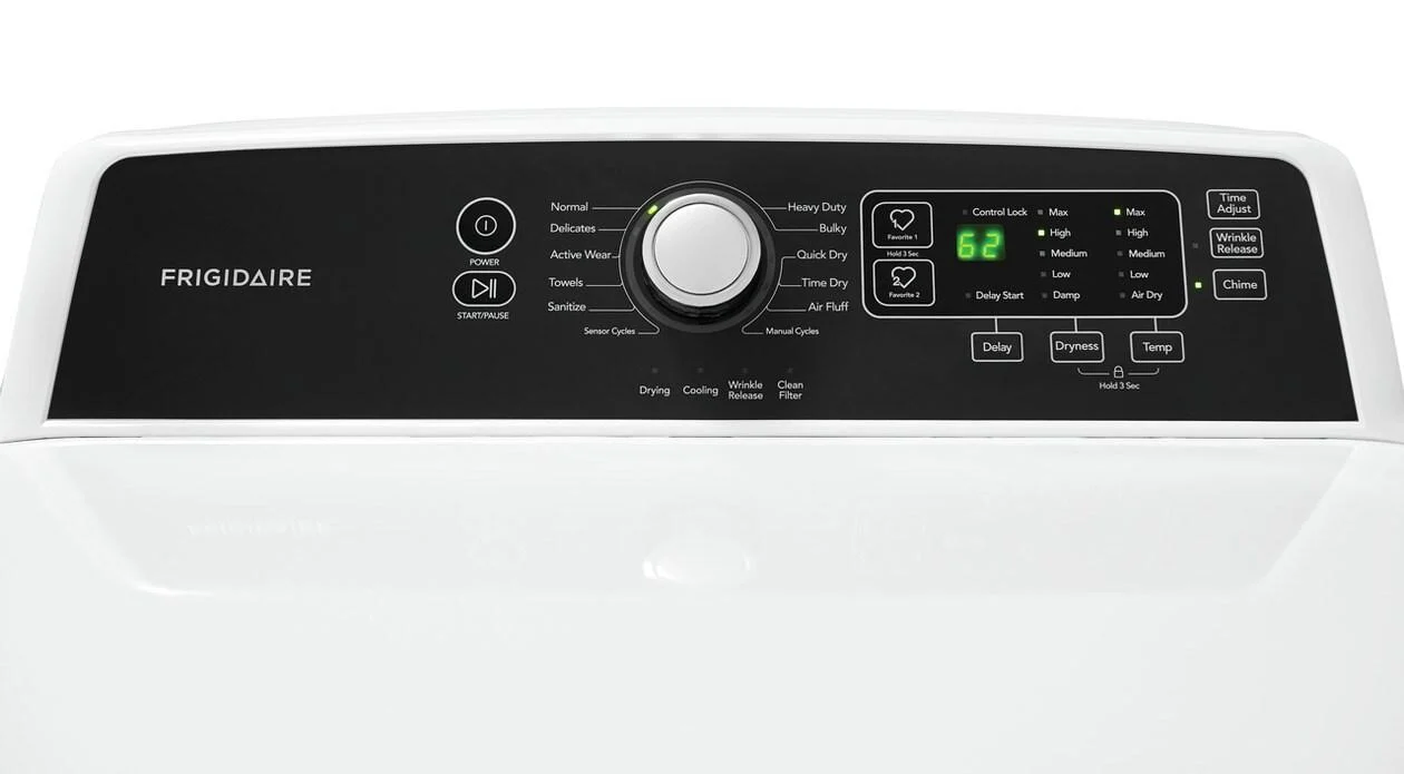 FFRG4120SW Frigidaire 6.7 Cu. Ft. Free Standing Gas Dryer - Image 5